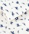 Abito a maniche lunghe in cotone con stampa a fiori neonata blu MILK/ SOIR