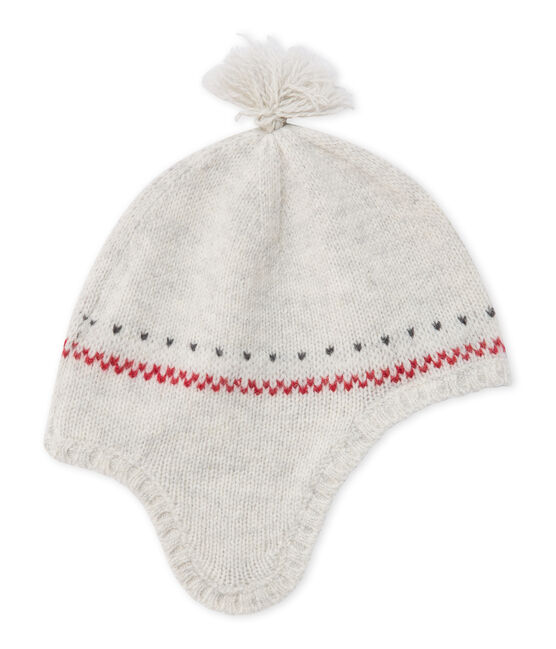Cappello peruviano per bebè in misto lana grigio MONTELIMAR CHINE