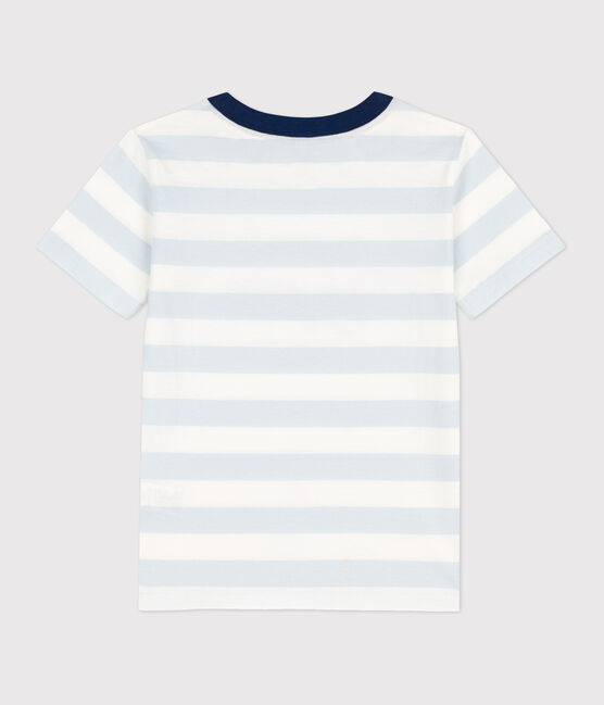 T-shirt  maniche corte in cotone bambino PLEINAIR/ MARSHMALLOW
