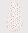 Sacco nanna neonato in cotone a fiori TOG 1 bianco MARSHMALLOW/bianco MULTICO