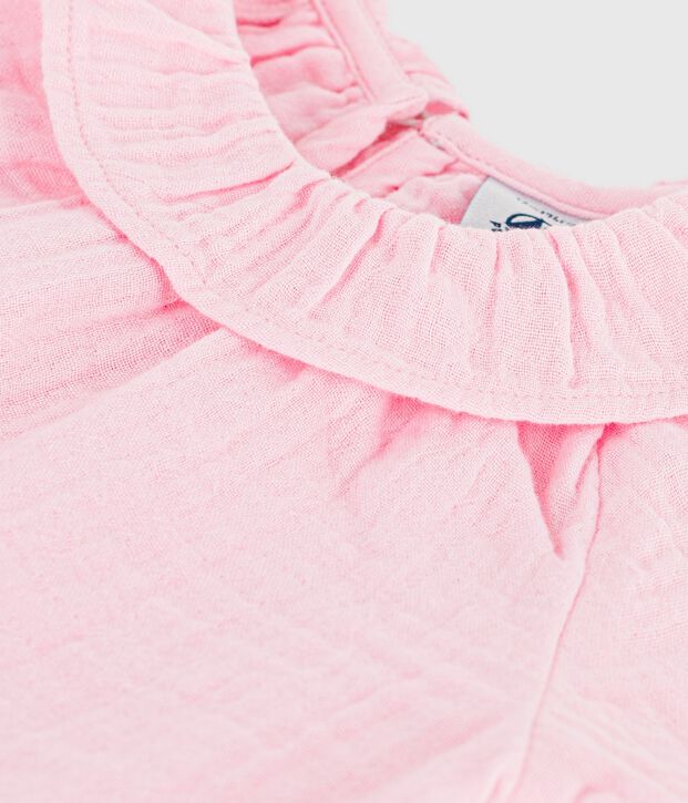 Blusa a maniche lunghe in cotone tinta unita neonato MARQUISE