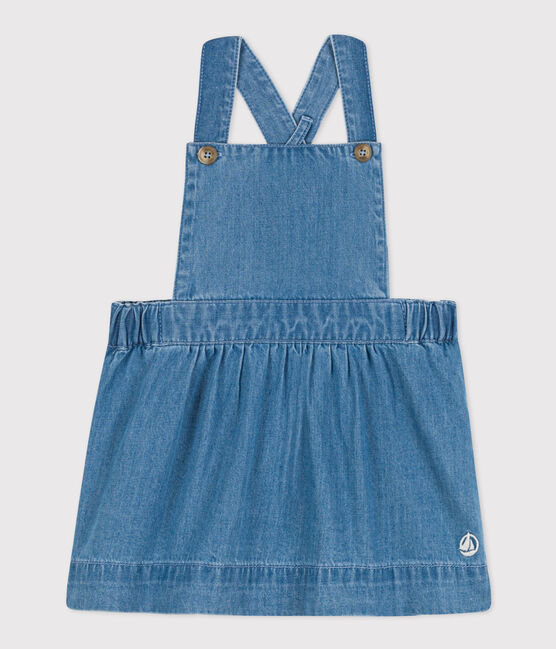 Abito senza maniche in denim leggero bebè blu DENIM CLAIR