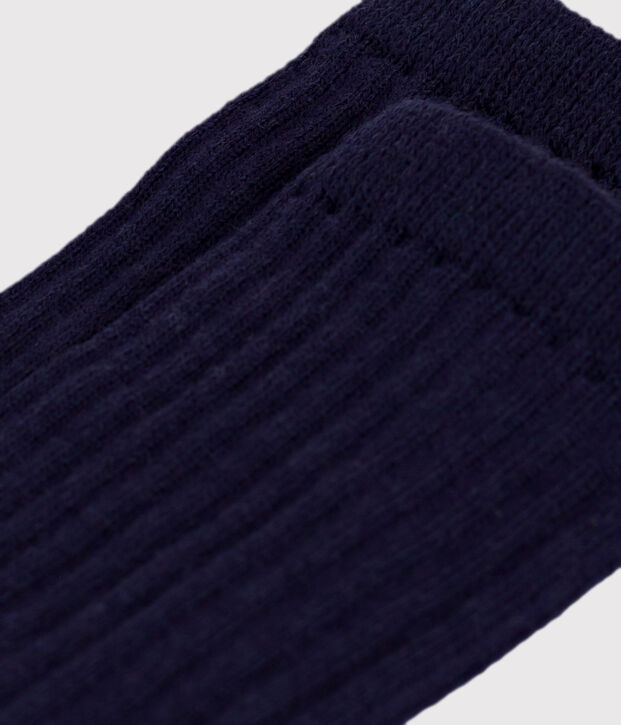 Calzini alti in lana e cotone bambino multicolore