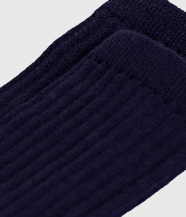 Calzini alti in lana e cotone bambino multicolore