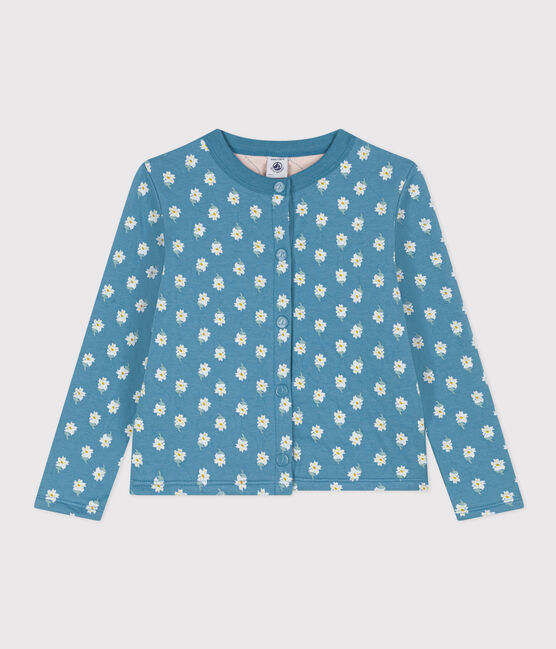 Cardigan fantasia in tubique trapuntato bambina POLOCHON/ MULTICO