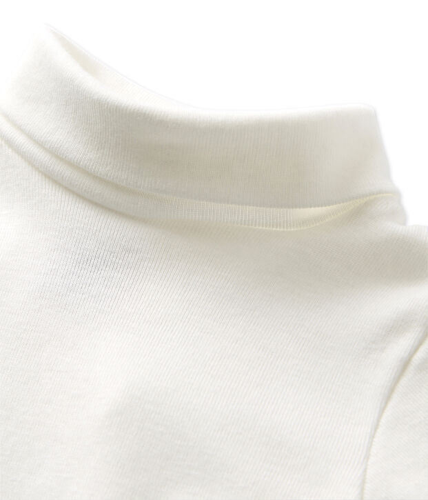 Body beb&egrave; scollo tondo bianco Lait