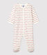 Tutina pigiama bebè Petit Bateau Je t'aime in cotone