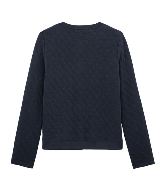 Cardigan in tubique donna blu SMOKING
