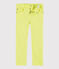 Pantaloni in serge bambino giallo CITRONEL
