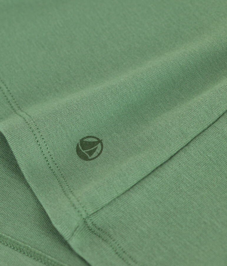 T-shirt L'Iconique in cotone tinta unita donna verde