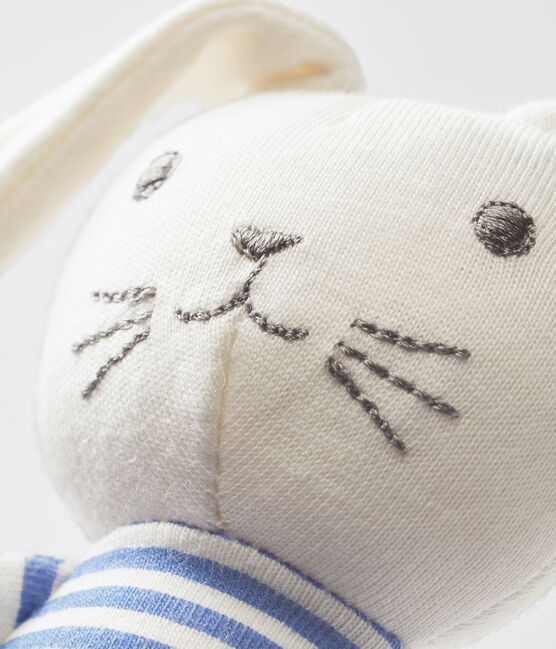 Coudou coniglietto sonaglio bebè unisex blu SMOKING/bianco MARSHMALLOW