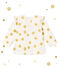 Blusa stampata per bebé femmina bianco MARSHMALLOW/giallo DORE