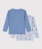 Set di T-shirt a maniche lunghe in cotone fantasia bambino multicolore