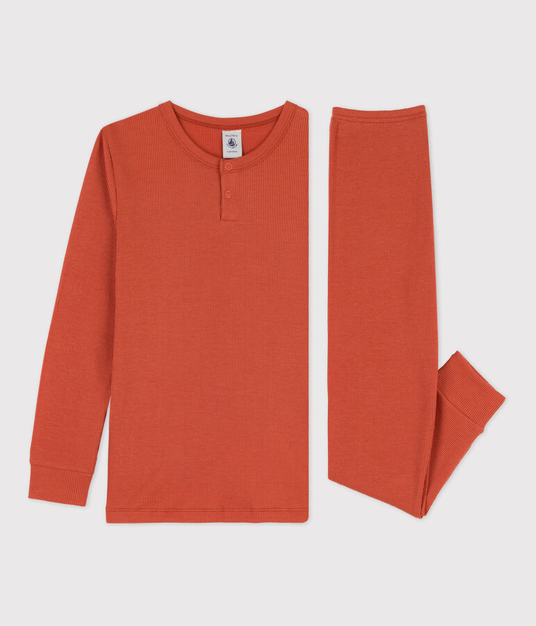 Pigiama in cotone e lyocell per bimba/bimbo rosa