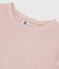 T-shirt girocollo iconica in cotone Donna rosa GLOVE