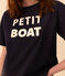 T-shirt LE BOXY in cotone Donna blu SMOKING