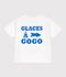 T-shirt a maniche corte in cotone bambina bianco