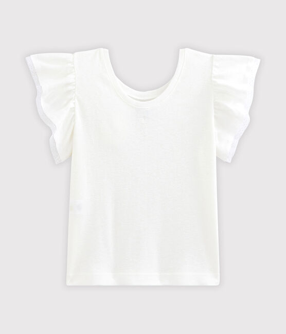 T-shirt bambina bianco MARSHMALLOW