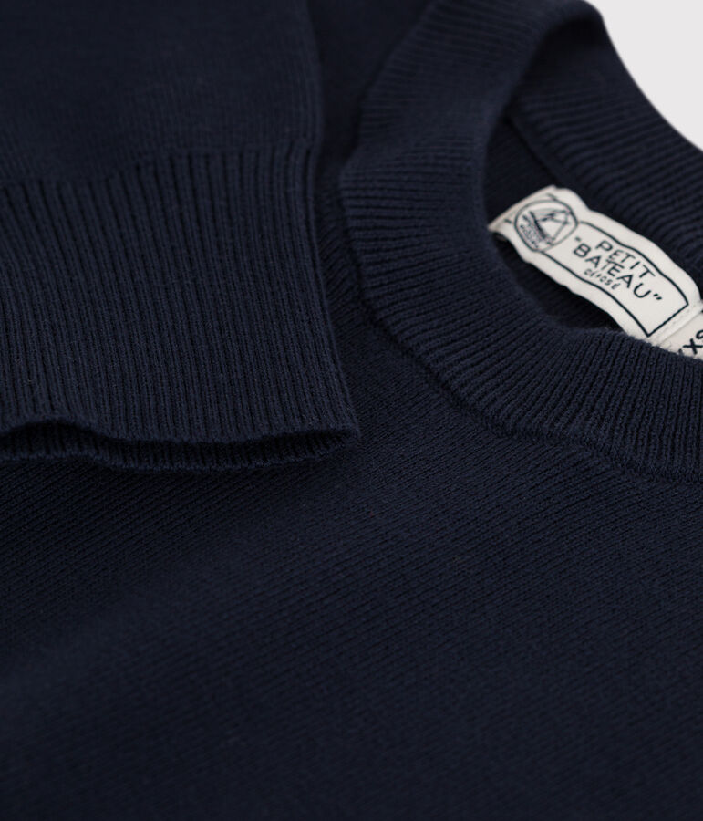 Pull marinaro iconico in cotone Donna blu