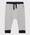 Pantaloni in molleton bebè. bianco MARSHMALLOW/blu SMOKING
