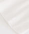 T-shirt con colletto e a maniche corte in cotone tinta unita bambino bianco MARSHMALLOW