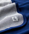 Protezione andi-onde elettromagnetiche in jersey double-face blu SMOKING/bianco ECUME