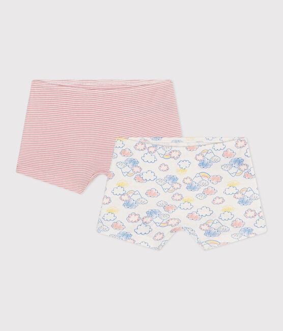 Confezione di 2 shorty arcobaleno in cotone bambino variante 1