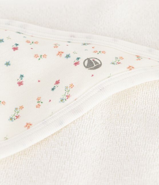 Asciugamano quadrato da bagno in cotone neonato bianco MARSHMALLOW/bianco MULTICO