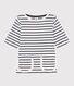 T-shirt a righe bambina