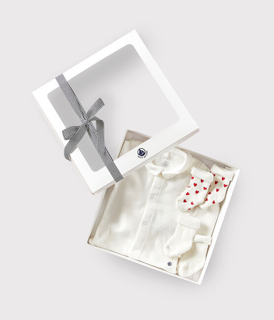 Confezione regalo bebè con body e calzini variante 1