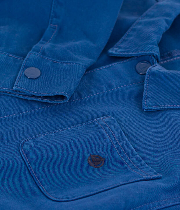 Giacca in denim bambino blu