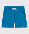 Shorts in cotone bambina blu MYKONOS