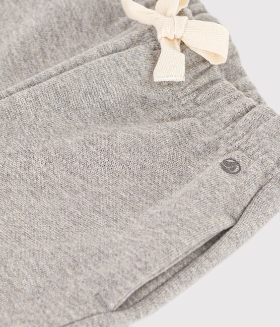 Pantaloni in tessuto felpato per bebè grigio CHATON CHINE