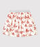 Gonna in felpa bambina bianco MARSHMALLOW/rosso TERKUIT
