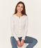 Cardigan iconico donna bianco ECUME