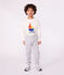 Joggers in cotone tinta unita bambina grigio FUMEE CHINE