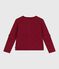 Cardigan in cotone tinta unita bambino AMARANTE