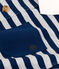 Polo bambino a maniche lunghe a righe in cotone blu MEDIEVAL/ FUMEE
