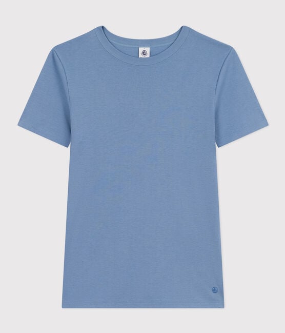 T-shirt L'ICONIQUE girocollo in cotone Donna blu BEACH