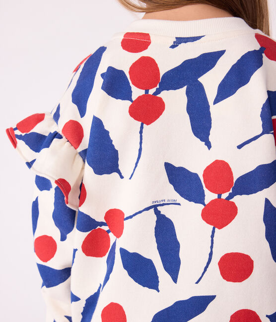 Felpa in cotone stampato bambino MILK/ MULTICO