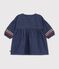 Abito a maniche lunghe in denim neonato blu