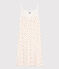 Camicia da notte orangettes donna in cotone bianco MARSHMALLOW/bianco MULTICO