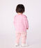 Marinière in cotone neonato rosa BOUDOIR/ MILK