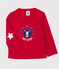 T-shirt bebè maschio rosso TERKUIT