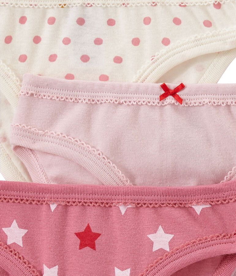 Lotto di 3 culottes per bambina multicolore