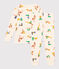 Pigiama fantasia animali in cotone bambino bianco AVALANCHE/ MULTICO