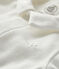 Body con collo manica lunga bebè maschio bianco MARSHMALLOW