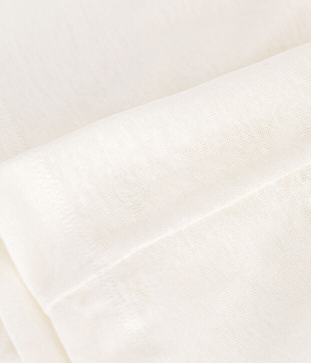 T-shirt L'ICONIQUE in lino da donna bianco