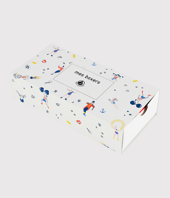 Confezione da 5 boxer fantasia feste da bambino variante 1