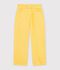 Pantaloni in cotone bambino giallo